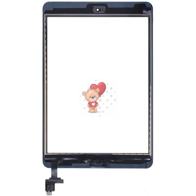 Тачскрин для Apple iPad mini в сборе с микросхемой (черный)/Apple iPad mini 2 Retina в сборе с микросхемой (черный) - OR