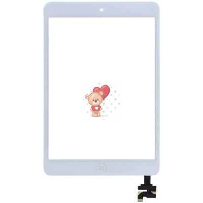 Тачскрин для Apple iPad mini в сборе с микросхемой (белый)/Apple iPad mini 2 Retina в сборе с микросхемой (белый) - OR