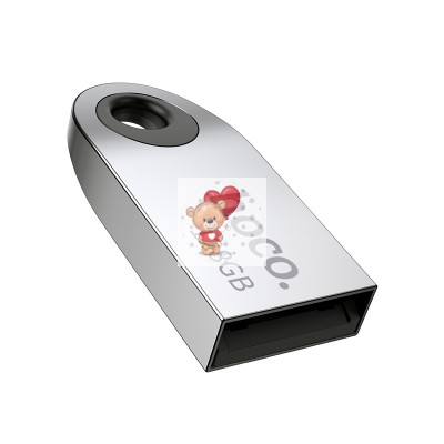 USB-флеш (USB 2.0) 128GB Hoco UD9 Insightful Серебро