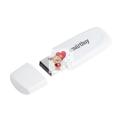 USB-флеш (USB 2.0) 32GB Smartbuy Scout Белый