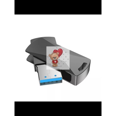 USB-флеш (USB 3.0) 32GB Hoco UD5 Wisdom Серебро