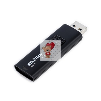 USB-флеш (USB 3.0) 16GB Smartbuy Fashion Черный