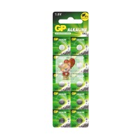 Батарейка AG3/LR736/LR41/392A/192 GP Alkaline 1.5V (10 шт. в блистере) Батарейка AG3/LR736/LR41/392A/192 GP Alkaline 1.5V (10 шт. в блистере)