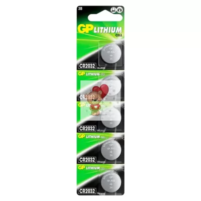 Батарейка CR2032 GP Lithium 3V (5 шт. в блистере)