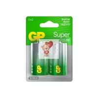 Батарейка D LR20 GP Super Alkaline 1.5V (2 шт. в блистере)