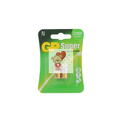 Батарейка LR1 GP Alkaline 1.5V (2 шт. в блистере)