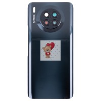 Задняя крышка для Huawei Honor 50 Lite (черная) - Премиум Задняя крышка для Huawei Honor 50 Lite (черная) - Премиум