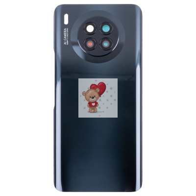 Задняя крышка для Huawei Honor 50 Lite (черная) - Премиум