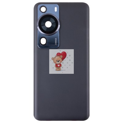Задняя крышка для Huawei P60 Pro (черная) - Премиум