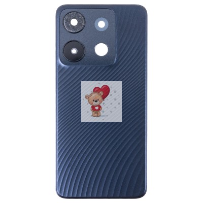 Задняя крышка для Infinix Smart 7 (черная)