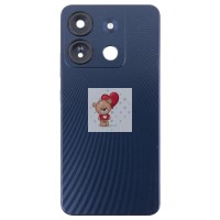 Задняя крышка для Infinix Smart 7 HD (черная)