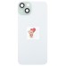Задняя крышка для Apple iPhone 15 Plus в сборе со стеклом камеры (зеленая) (стекло, логотип) - Премиум