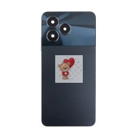 Задняя крышка для Realme C51 Черный - Премиум Задняя крышка для Realme C51 Черный - Премиум
