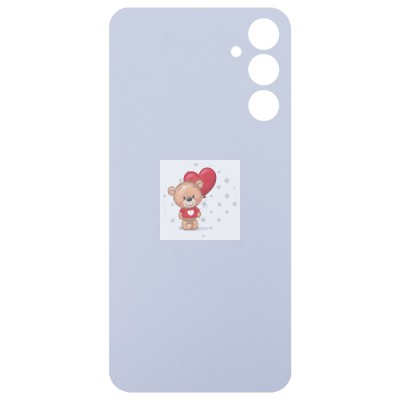 Задняя крышка для Samsung A245F Galaxy A24 4G (черная)