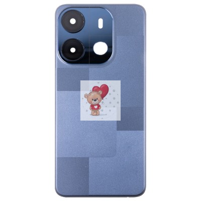 Задняя крышка для Tecno POP 7 (черная)