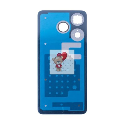 Задняя крышка для Tecno Spark 10 4G (синяя)