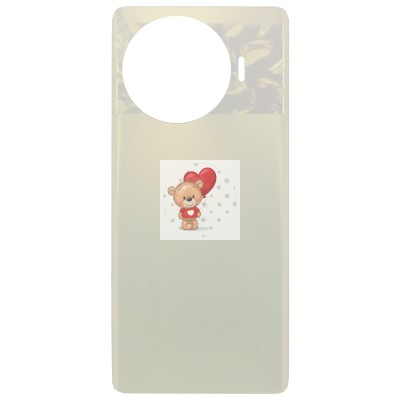 Задняя крышка для Tecno Spark 20 Pro+ (KJ7) Белый - Премиум