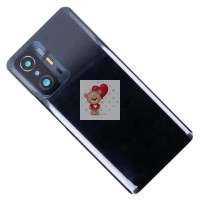 Задняя крышка для Xiaomi 11T Pro (черная) - Премиум