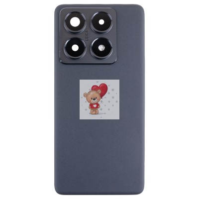 Задняя крышка для Xiaomi 14T Pro (2407FPN8EG) Черный - Премиум