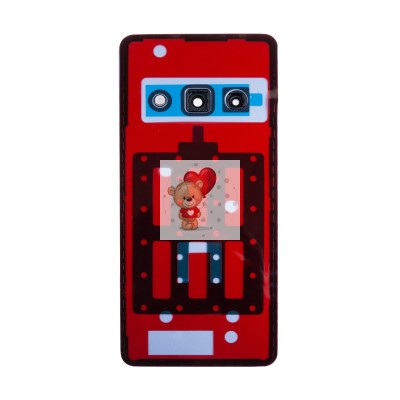 Задняя крышка для Xiaomi Poco C61 Белый - Премиум Задняя крышка для Xiaomi Poco C61 Белый - Премиум