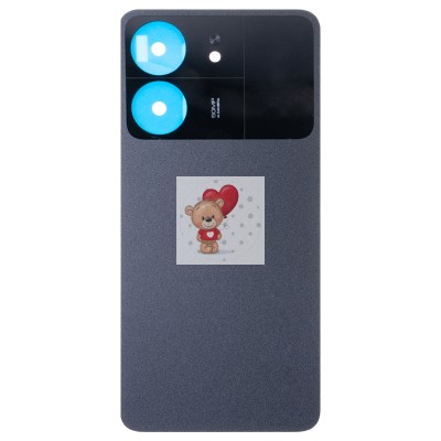 Задняя крышка для Xiaomi Poco C65 (черная)