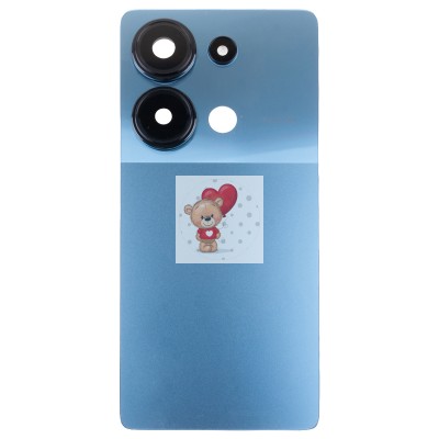 Задняя крышка для Xiaomi 2312FPCA6G Голубой - Премиум