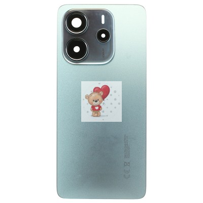 Задняя крышка для Xiaomi Redmi Note 14 4G (24117RN76G) Голубой - Премиум