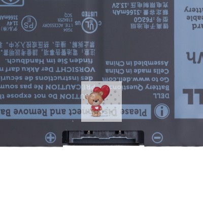 Аккумуляторная батарея для ноутбука Dell Vostro P83G002 (F62G0) 3166 mAh Аккумуляторная батарея для ноутбука Dell Vostro P83G002 (F62G0) 3166 mAh