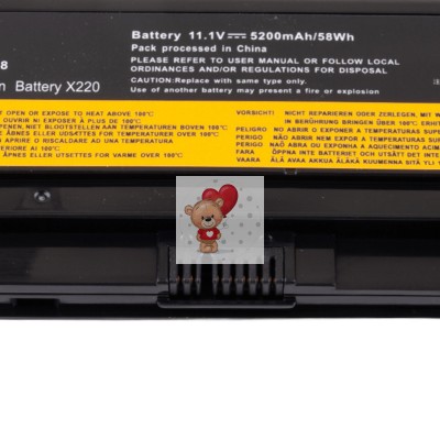 Аккумуляторная батарея для ноутбука Lenovo Thinkpad X220 (45N1024) 5300 mAh Аккумуляторная батарея для ноутбука Lenovo Thinkpad X220 (45N1024) 5300 mAh