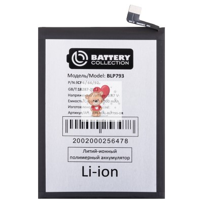 Аккумуляторная батарея для Realme C25s (RMX3195) (BLP793) - Battery Collection (Премиум)