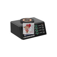 Зарядная станция (110W, 8 портов, 4USB-QC0.3/4Type-C-PD, Qi 15W, LCD)