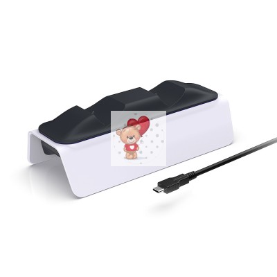 Зарядная станция для геймпада PlayStation 5 Dobe 0521B Белый Зарядная станция для геймпада PlayStation 5 Dobe 0521B Белый