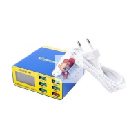 Зарядная станция Mechanic iCharge 6M (40W, 6 портов, 5USB/USB-QC3.0, LCD)