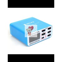 Зарядная станция Relife RL-304P (40W, 6 портов 4USB/1USB QC3.0/1Type-C PD, LCD) Зарядная станция Relife RL-304P (40W, 6 портов 4USB/1USB QC3.0/1Type-C PD, LCD)