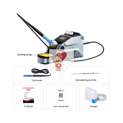 Паяльная станция Aixun T380 (T115/T210) (80W, 1 канал, ручка T210 + 1 жало) Паяльная станция Aixun T380 (T115/T210) (80W, 1 канал, ручка T210 + 1 жало)