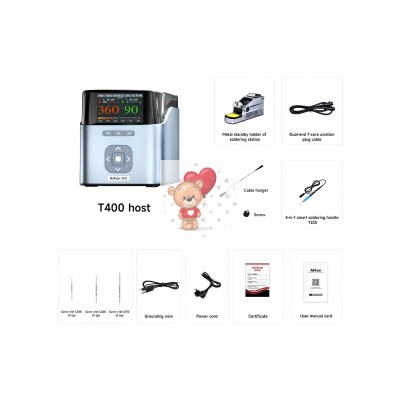 Паяльная станция Aixun T400 (T225/245) (320W, ручка T225 + 4 жала)