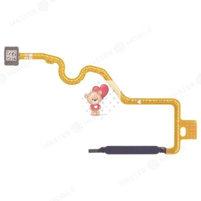 Шлейф для Infinix Smart 9 сканер отпечатка пальцев Черный