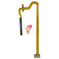 Шлейф для Realme Note 60 (RMX3933) сканер отпечатка пальцев Черный