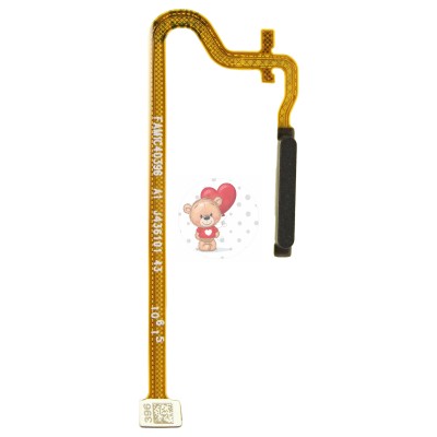 Шлейф для Realme Note 60 (RMX3933) сканер отпечатка пальцев Черный