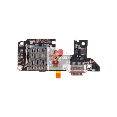 Шлейф для Xiaomi Poco F7 Ultra плата системный разъем/разъем SIM/микрофон - Премиум