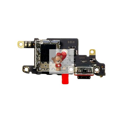 Шлейф для Xiaomi Poco X7 Pro (2412DPC0AG) плата системный разъем/разъем SIM/микрофон - Премиум