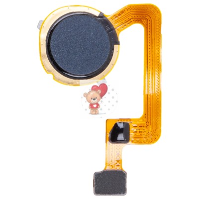 Шлейф для Xiaomi Redmi 12C сканер отпечатка пальцев (черный)