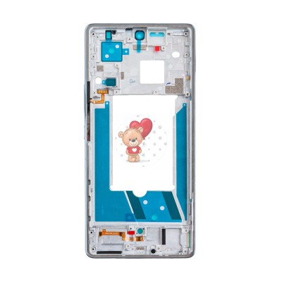 Рамка дисплея для Infinix GT 20 Pro Серебро (возможен дефект ЛКП)