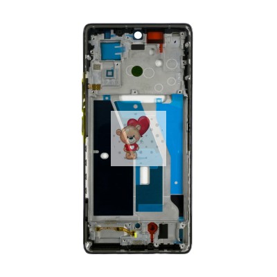 Рамка дисплея для Tecno Spark 20 Pro+ KJ7 Черный (возможен дефект ЛКП)