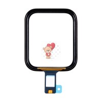 Стекло модуля для Apple Watch 4 (40 мм) с тачскрином и OCA пленкой Черный - OR (Mitsubishi)