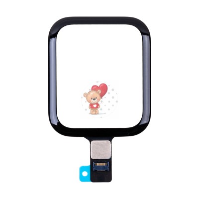 Стекло модуля для Apple Watch 4 (40 мм) с тачскрином и OCA пленкой Черный - OR (Mitsubishi)