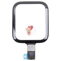 Стекло модуля для Apple Watch 4 (40 мм) с тачскрином и OCA пленкой сапфировое Черный