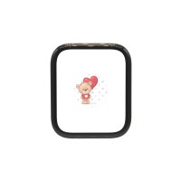 Стекло модуля для Apple Watch 4 (44 мм) Черный