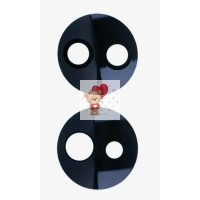 Стекло камеры для Huawei Honor 70 (комплект 2 шт.) Черный