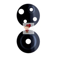 Стекло камеры для Huawei Honor X7 (комплект 2 шт.) Черный